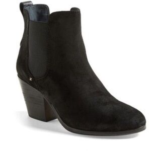 Rag & Bone Devon black suede booties, size 37